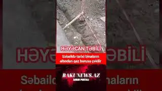 Səbail sakinləri qorxu i&ccedil;indədi #xəbərlər