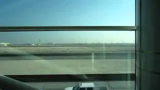 QR 980 (DOH-WAW) - boarding announcement at Doha airport (English + Polish)
