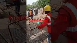 civil work lover #music 32mm rod bending vertical bar