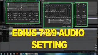 EDIUS में AUDIO SETTING करे वोभी सिम्पल तरीके से हिंदी में। ll  Best Solution EDIUS Audio Setting