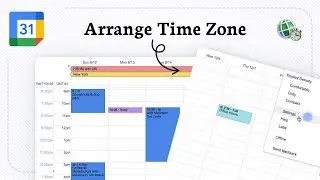 How to change google calendar time zone