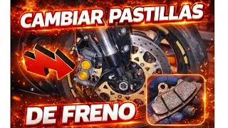 Como cambiar pastillas de freno moto. F&aacute;cil y sencillo! Muchos modelos Yamaha.