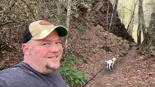 Appalachian Trail at Dennis Cove - Hampton  Tennessee - Trail Training a Rescue Dog
