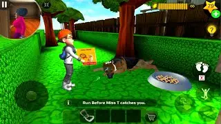 Scary Teacher 3D Funny New Dog Scene Caught in Full Action