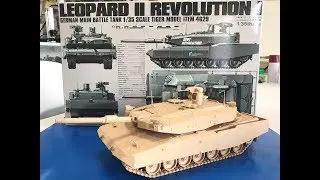 Обзор сборки модели Tiger 1/35 Leopard II Revolution I