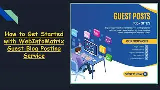 Guest Blog Posting Service
