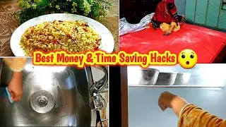 6  Kitchen Cleaning Tips || Money & Time Saving Hacks || Cleaning tips || Life With Hifza