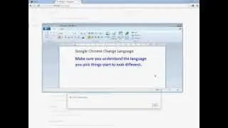 Google Chrome Change The Language Settings (Simple)