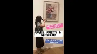 Flowers, Diversity & Watercolour - a sharing about my artwork
