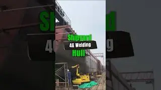 4G Welding hull in shipyard#Weldingtypes #shipyard #welding #shipbuilding