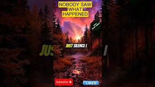 NOBODY SAW WHAT HAPPENED #plottwist #darkstories