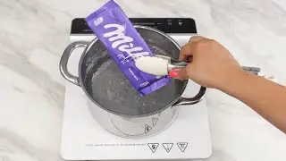 PLACE the chocolate in boiling water. That's what chefs do
