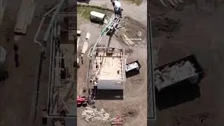 ICF final pour. Custom Home In Colorado #construction #durangocolorado #pagosasprings