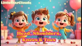 Head, Shoulders, Knees & Toes 🧠🦵 | Fun Kids Song | Dance & Learn with Happy Kids!