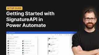 Getting Started: Send Documents for E-Signature with SignatureAPI + Power Automate (Setup Guide)