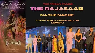 Mumbai dances to Nache Nache The RajaSaab grand song launch #prabhas #nidhiagerwal #malvika #riddhi 