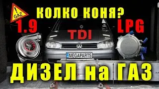 ДИЗЕЛ НА ГАЗ  -  Dyno Test газ vs ДИЗЕЛ - MEGAPARTS.BG 🛠