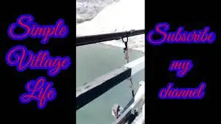 Beautiful mountains | Woody bridge | Beautiful lake | Beautiful Pakistan | Simple Village Life.