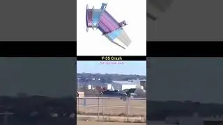 F-35 CRASH Caught on Camera! #caddesign #3ddesign #f35 #crash #engineering #engine #fighterjetcrash