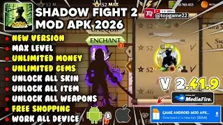 SHADOW FIGHT 2 MOD APK V2.41.9 NEW 2026 - Unlimited Money, Unlimited Energy & Level Max 99