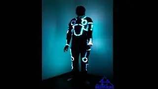 Smart LED Waterproof Suit for Flyboard show. Tron costume