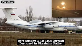 Редкий российский лазерный самолет А-60 уничтожен в результате украинского удара!