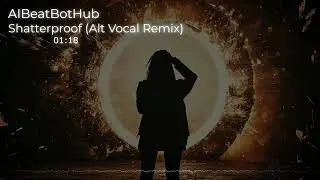 Shatterproof (Alt. Vocal Remix) | AIBeatBotHub - Anthemic Pop x Rock Fusion ft. Female Voice