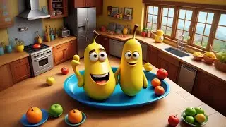 The Banana That Learned to Wiggle 🍌💃 | Fun Kids Storytime | Silly Educational Video for Children