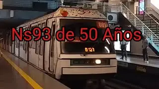 Viaje en el ns93 2081 de 50 de servicio metro. hasta estación La Moneda 