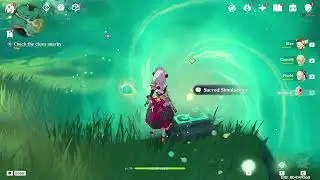 Genshin Impact 4.4 Check the clues nearby An Ancient Sacrifice of Sacred Brocade
