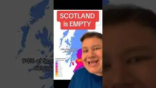 SCOTLAND IS EMPTY #history #scotland #scottish #map #maps #mapping #uk #britain #british #geography