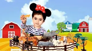 Learn Animal name with Pictures In English|Ella Kids Show