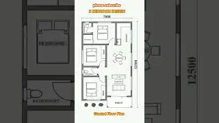 7x12.5m, Outstanding  house plan with mind blowing 3 bedroom design for 2023