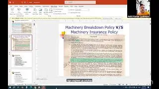 Unfolding Machinery Breakdown Policy and claims - Concluding session ( Part-II)