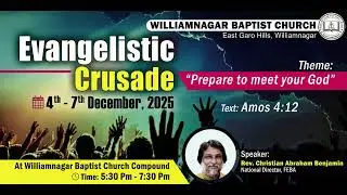 Rev. C.A. Benjamin's Sermon - 5th Dec 2025