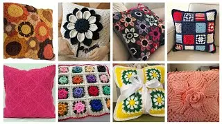 Beautiful and stylish crochet cushion designs #unique new pillows covers ideas