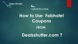 How to use fabhotel coupons from dealsshutter.com
