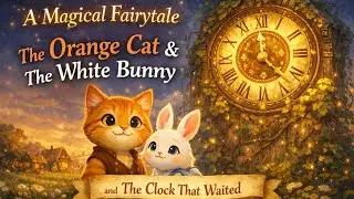 👉 The Orange Cat & The White Bunny 🕰️ | A Magical Fairytale Story #aianimation #fyp #bedtimestories 