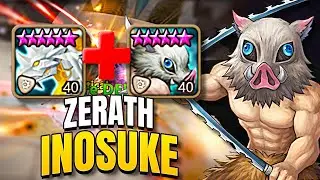 ZERATH + New INOSUKE (Light) WTF DMG! - Summoners War