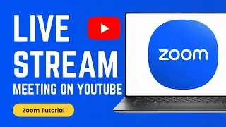 How to Show Zoom Meeting in YouTube Live Streaming
