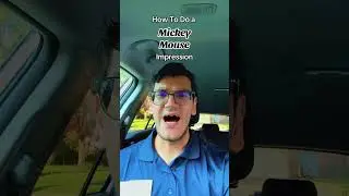 How To Do A Mickey Mouse Impression 🐭 #howto  #tutorial  #mickeymouse #impression