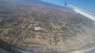 American Airlines A320 Landing at Oaxaca, OAX airport
