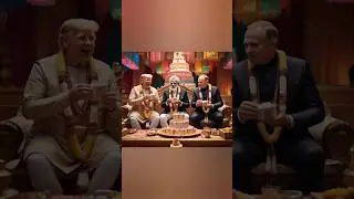 Trump, Modi, and Putin Feast on Indian Sweets at a Lavish Wedding