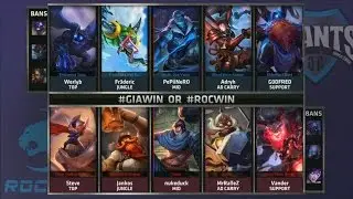 GIA vs ROC TIE BREAKER Highlights - GIANTS GAMING vs ROCCAT - Week 9 EU LCS SUMMER 2015