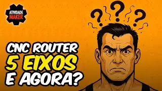 CNC ROUTER 5 Eixos - Como gerar G-code automático para CNC 5 eixos! - PARTE 2