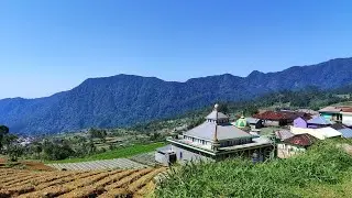 Summer Morning in Indonesian Hill Village||Javavillage