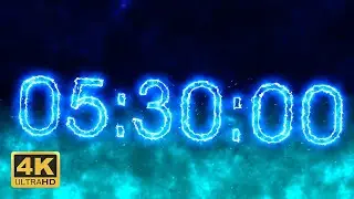 5 Hours 30 Minutes Countdown Timer - Electric [4K]