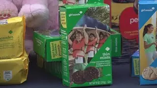 Girl Scout mega drop delivers 20K cases to Sutter Health Park