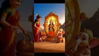 Parvati Maa Leaves for Navratri | Ganesha Takes Responsibility #ganpati #parvati #ganesh