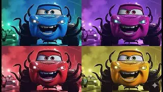 Lightning McQueen 🆚Spider Cars 🆚 Coffin Dance Song